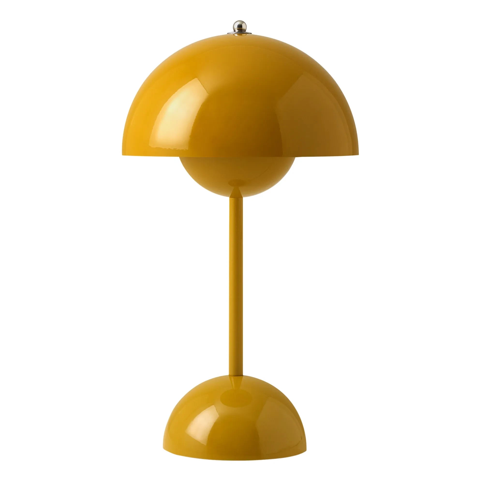 & Tradition - VP9 Flowerpot Portable Table Lamp, Vernon Panton | Mustard
