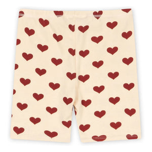 Konges Sløjd - Organic Cotton Heart Basic Biker Shorts | Beige