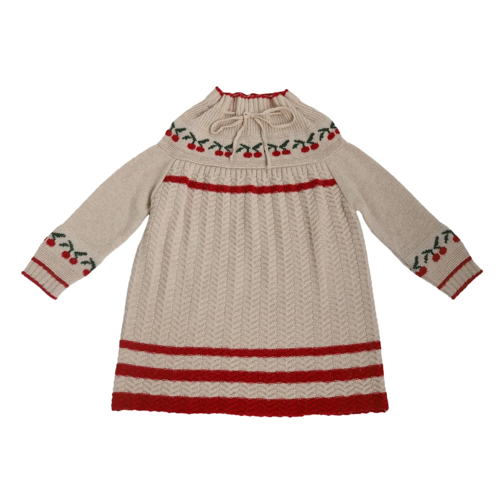 Kalinka - Loretta Merino wool dress | Beige