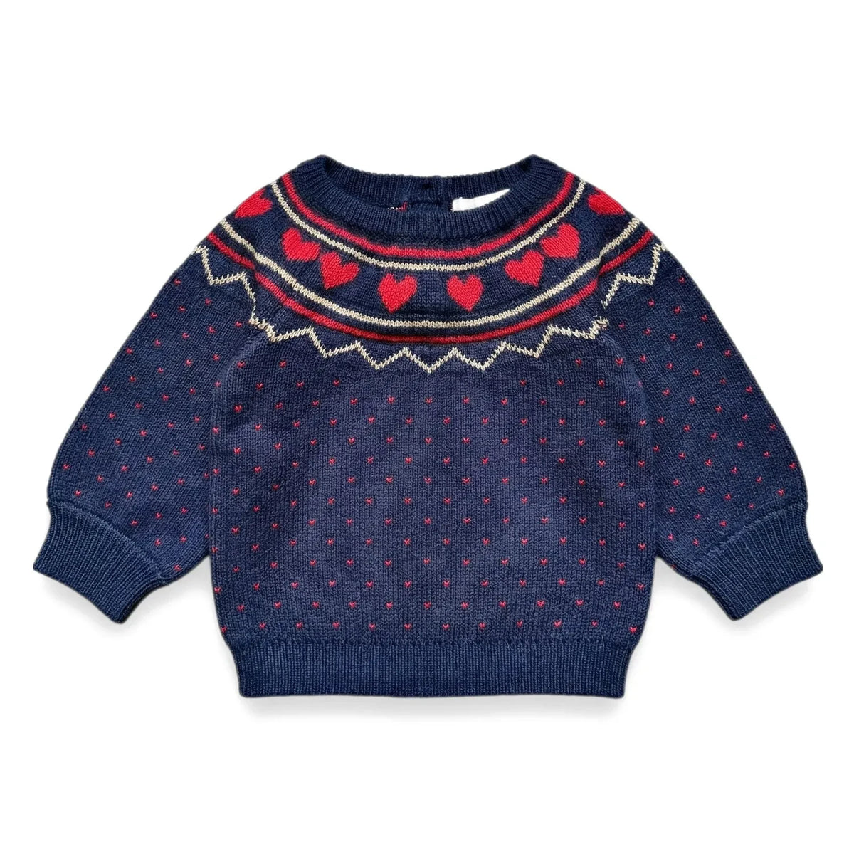 Louis Louise - Elias Polka-Dot Sweater | Navy