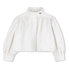 Chloé - Organic Cotton Embroidered Jacket | White
