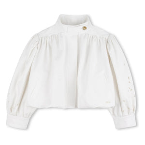 Chloé - Organic Cotton Embroidered Jacket | White