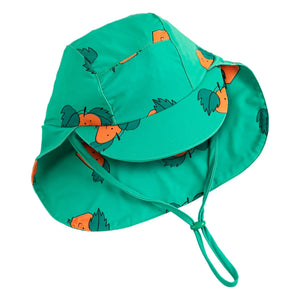 Bobo Choses - Orange Baby Bath Cap | Green