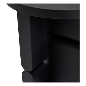 Nobodinoz - Noon Painted Wooden Side Table | Black