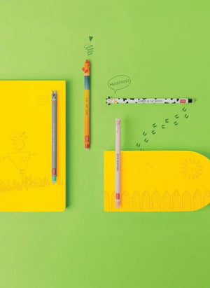 Legami - Farm Erasable Gel Pens - Set of 4