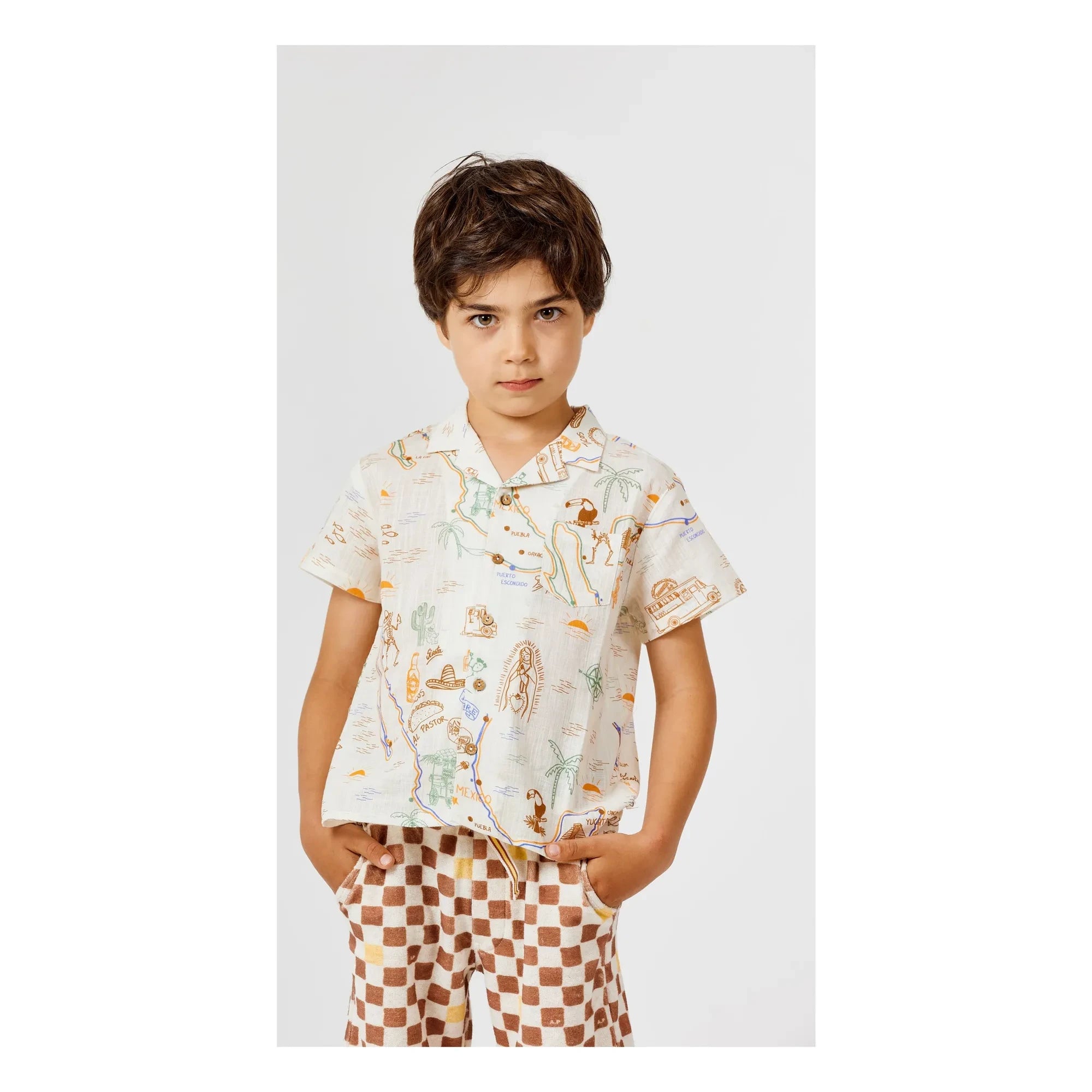 Arsène et Les Pipelettes - Pastor Voile Organic Cotton Shirt | Ecru