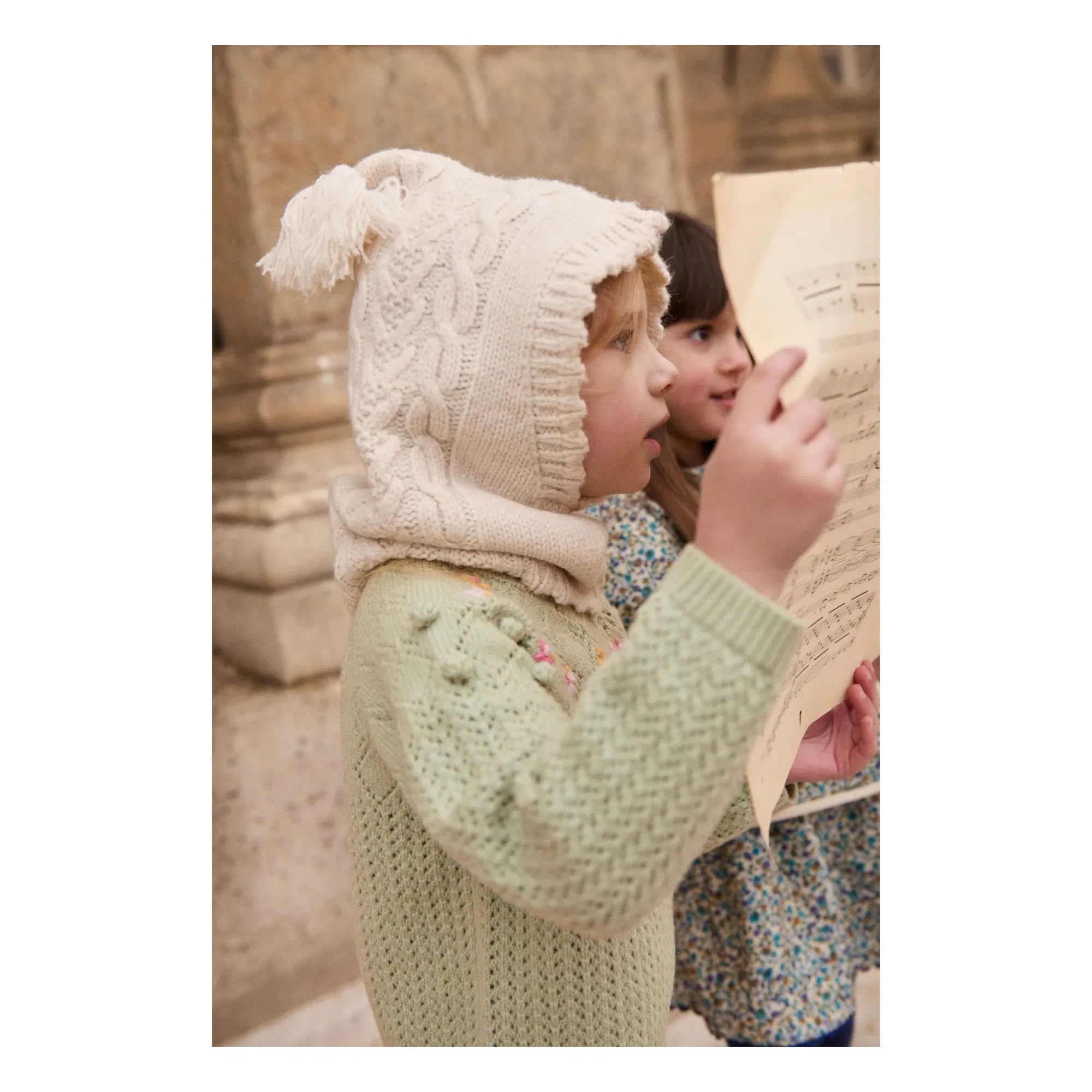 Louise Misha - Vakita Wool Sweater | Badem Green