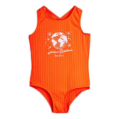 Mini Rodini - Recycled Fiber Swimsuit | Red