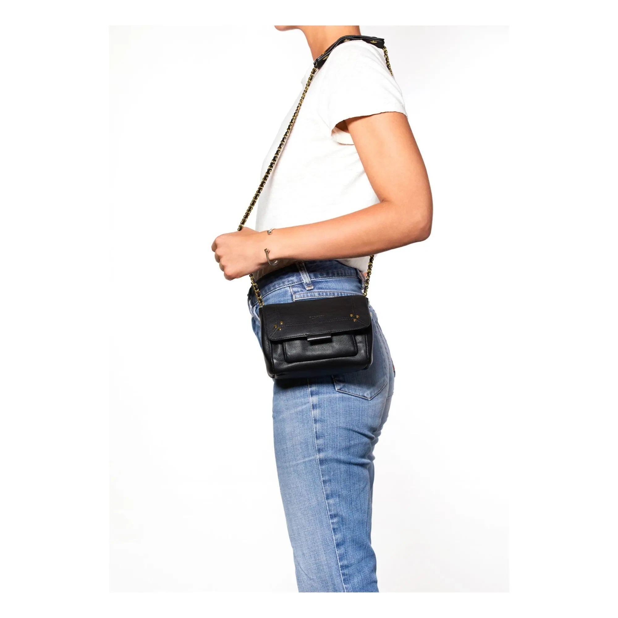 Jérôme Dreyfuss - Bag Lulu S Calf Leather | Black