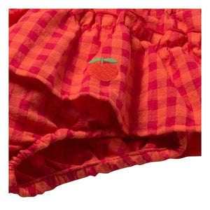 Cozmo - Coral Checkered Bloomer | Red