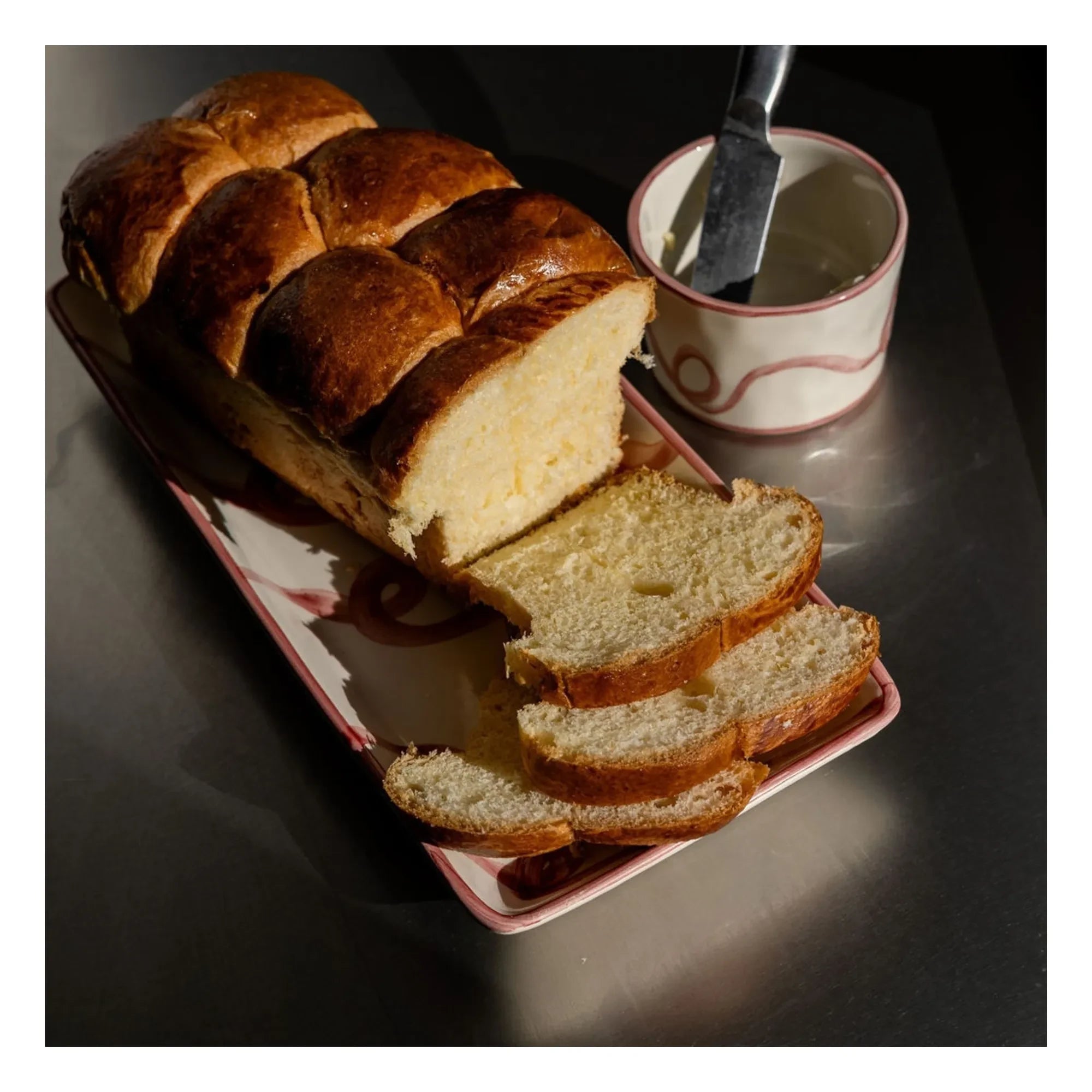 Denise - Olaf Rectangular Serving Plate | Pink
