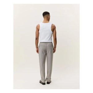 Les Deux - Mini Checked Pants | Dark Beige
