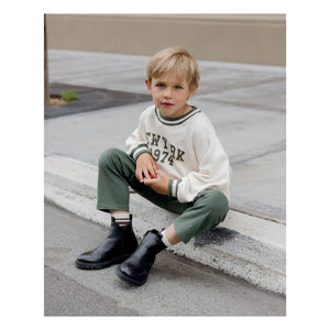 Rylee + Cru - Raglan Sweat New York Mini | Ivory