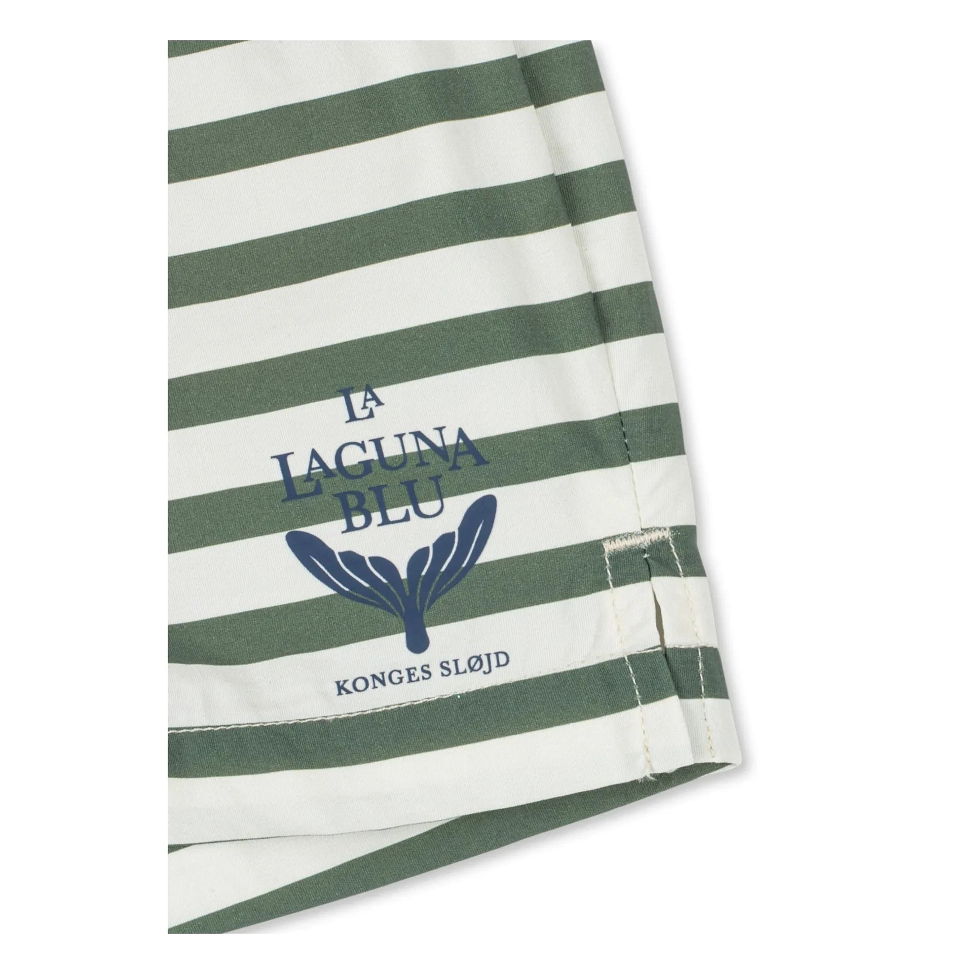 Konges Sløjd - Asnou Striped Recycled Fiber Swimsuit Shorts | Green