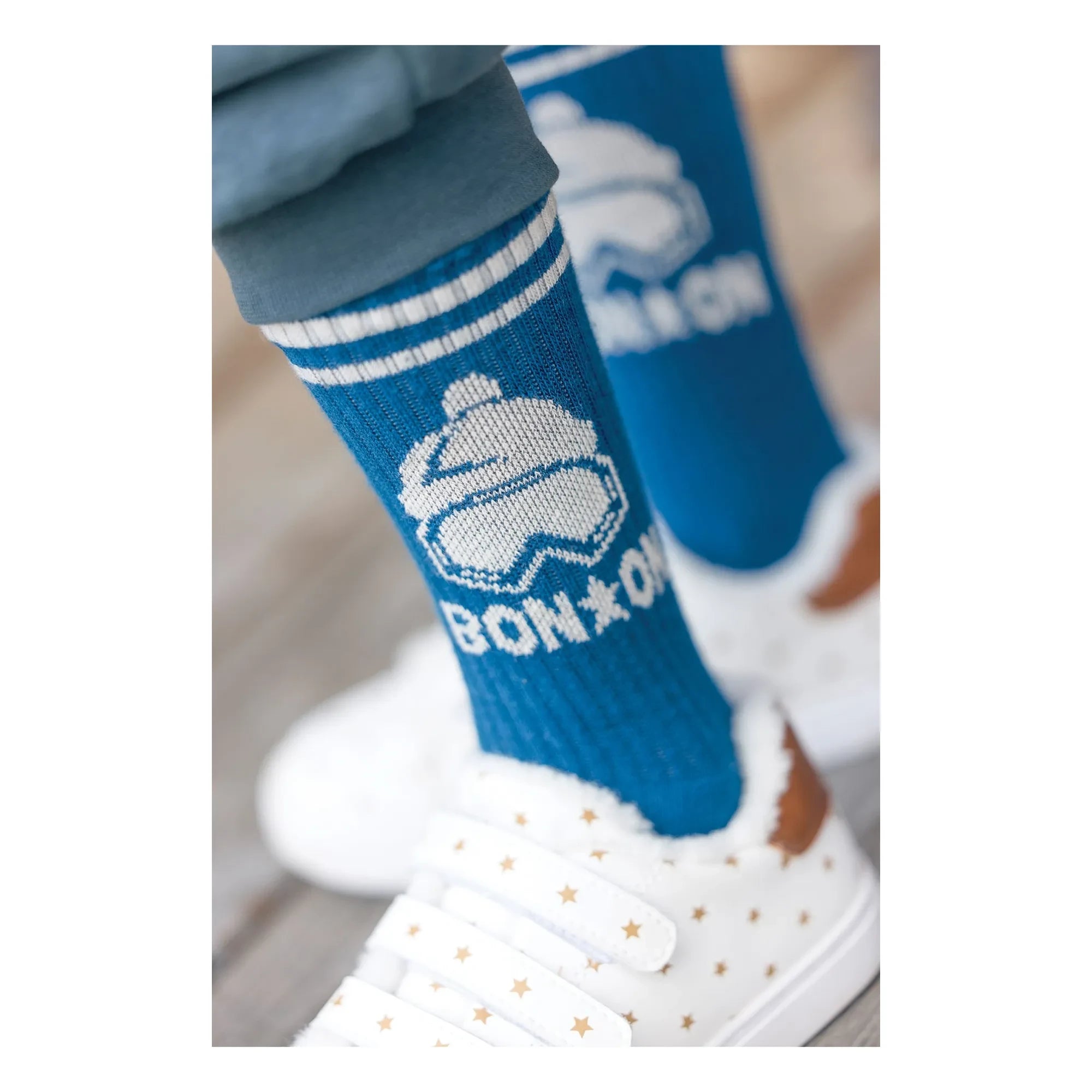 Bonton - Winter Socks 2 Pairs | Blue