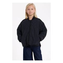 Finger in the nose - Braidy Quilted Bomber | Black