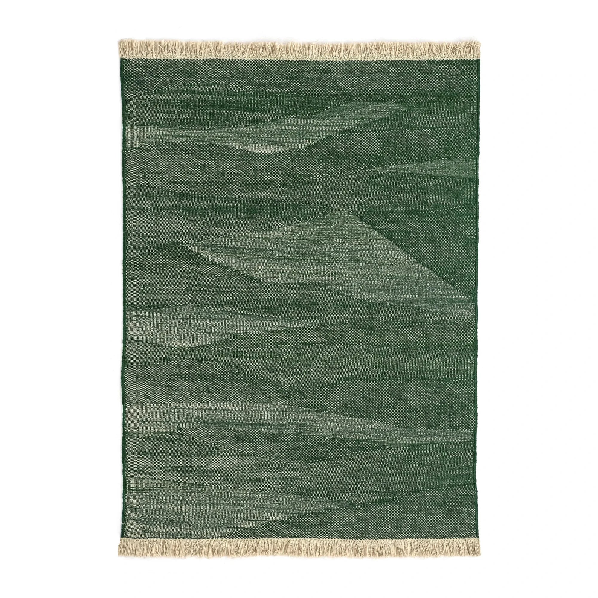 Nanimarquina - Telares Afghan Wool Rug | Chrome Green