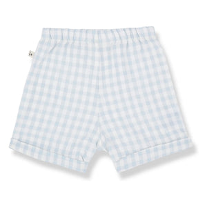 1+ in the family - Bermuda Tinos Vichy Seersucker | Light Blue