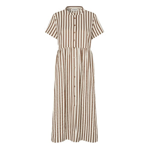 Lollys Laundry - Aliya Cotton Dress | Mocha