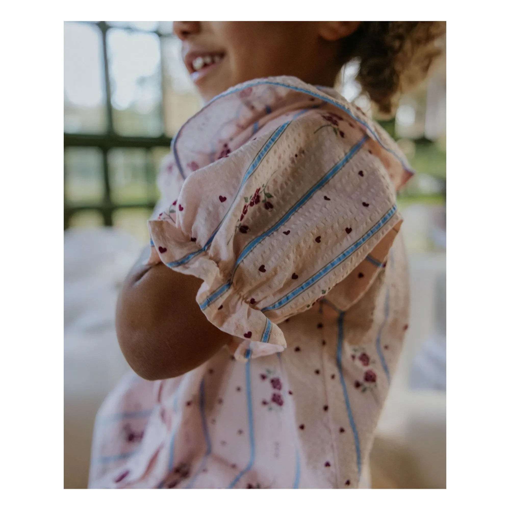 Fliink - Ruffled Blouse Colombe | Pink