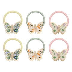 Mimi & Lula - 6-Piece Floral Hair Clip Set | Light Blue