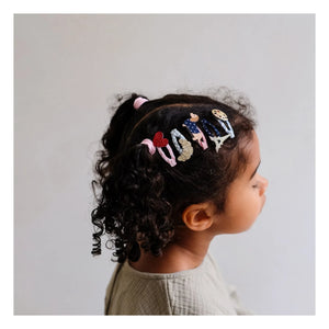 Mimi & Lula - 5-Piece Paris Mini Hair Clip Set | Navy