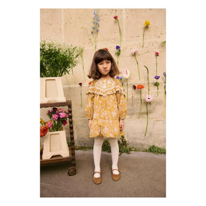 Louise Misha - Orana Fleurie Organic Cotton Dress | Honey