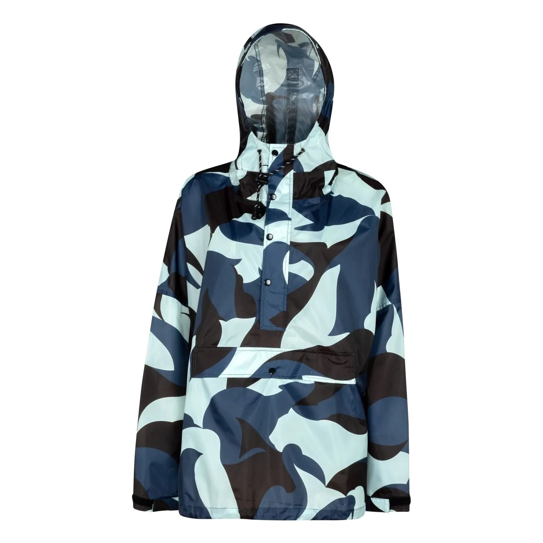 Rainkiss - Malika Rain Poncho | Blue