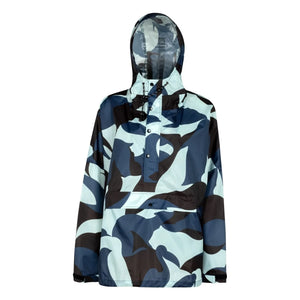 Rainkiss - Malika Rain Poncho | Blue