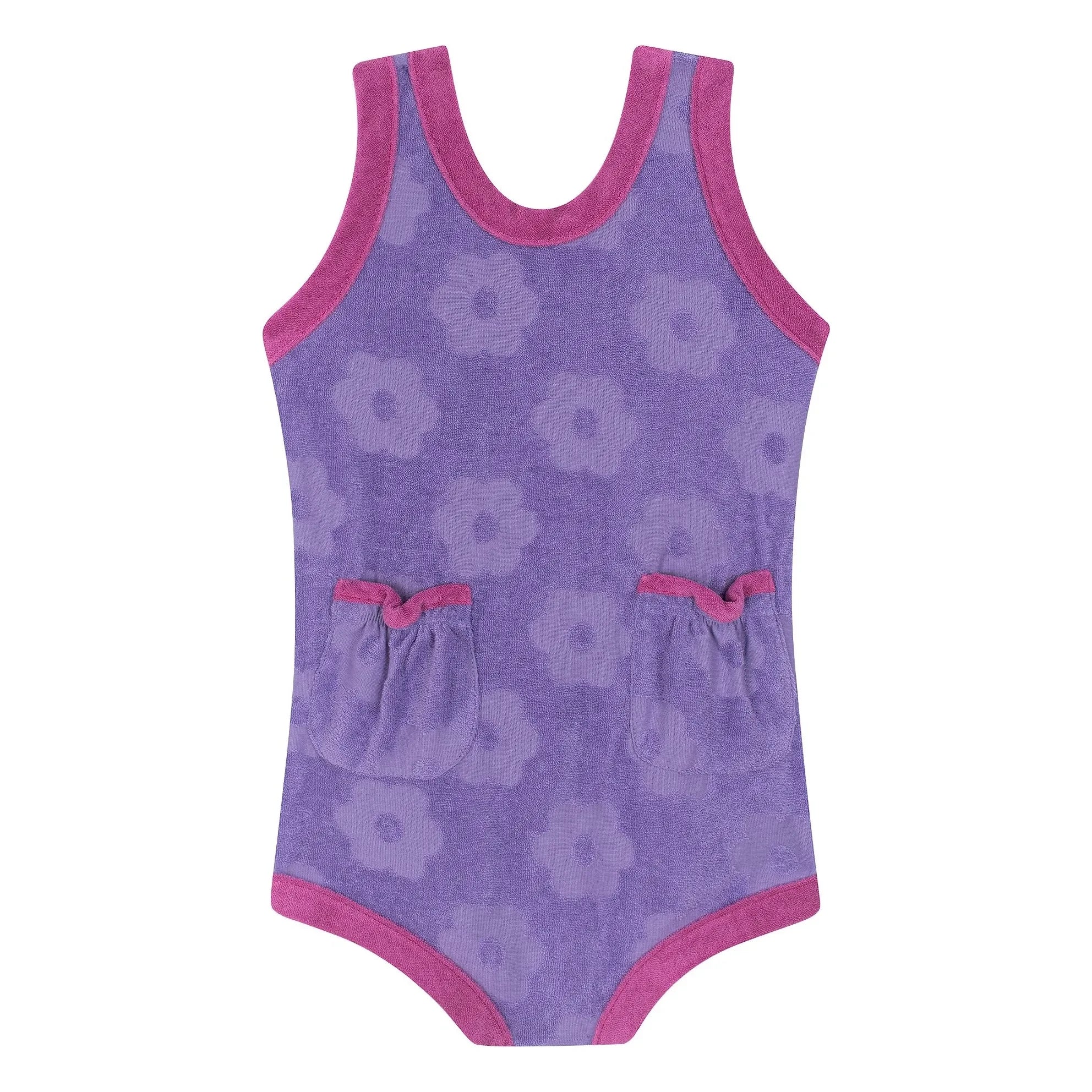 My First Cantê - Piper Foam Flower Romper | Purple