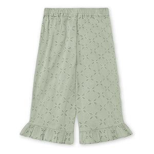 Fliink - Harper Embroidered Pants | Light Gray