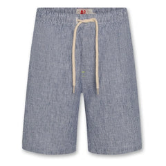 AO76 - Lego Striped Linen Shorts | Blue
