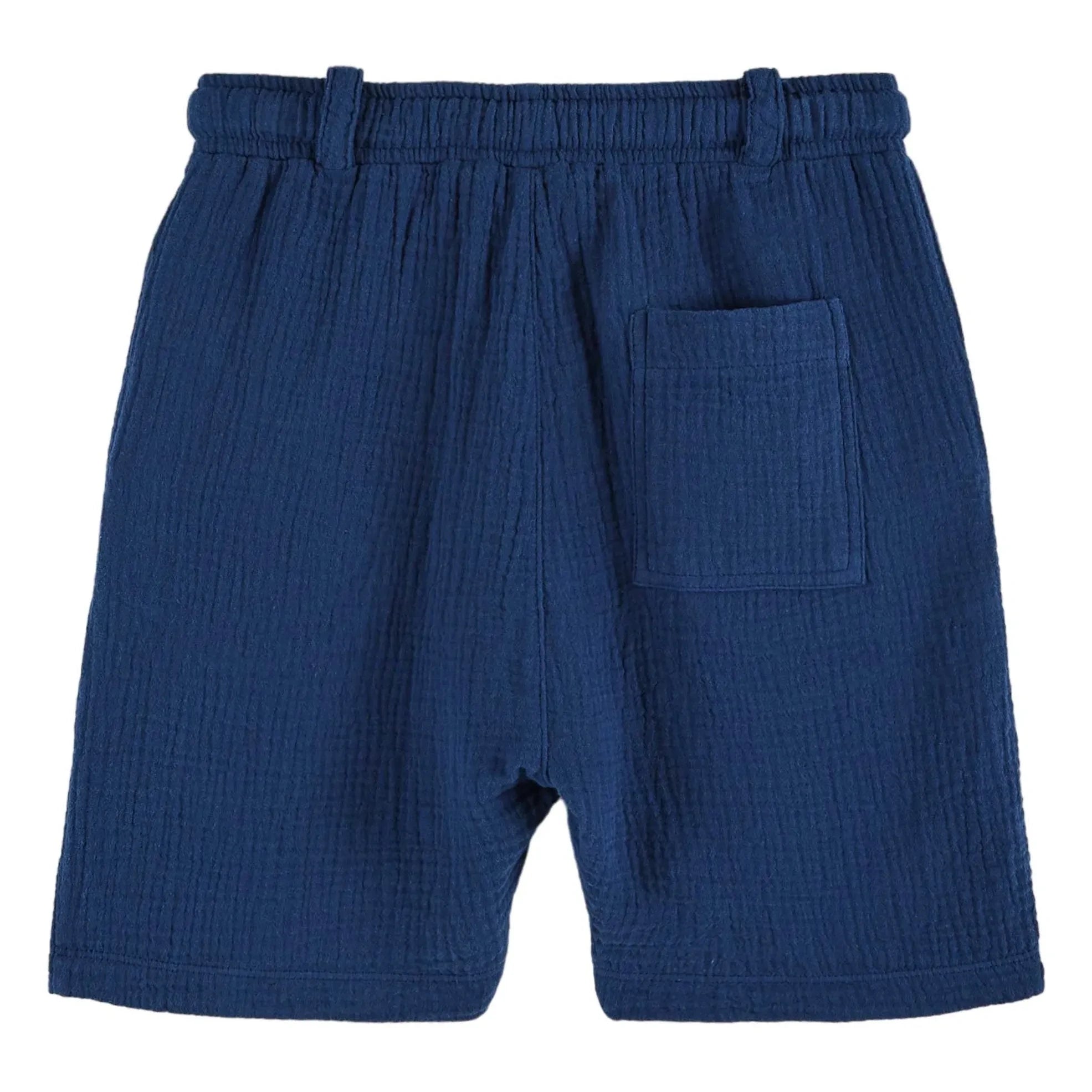 Emile et Ida - Cotton Gauze Shorts | Navy Blue