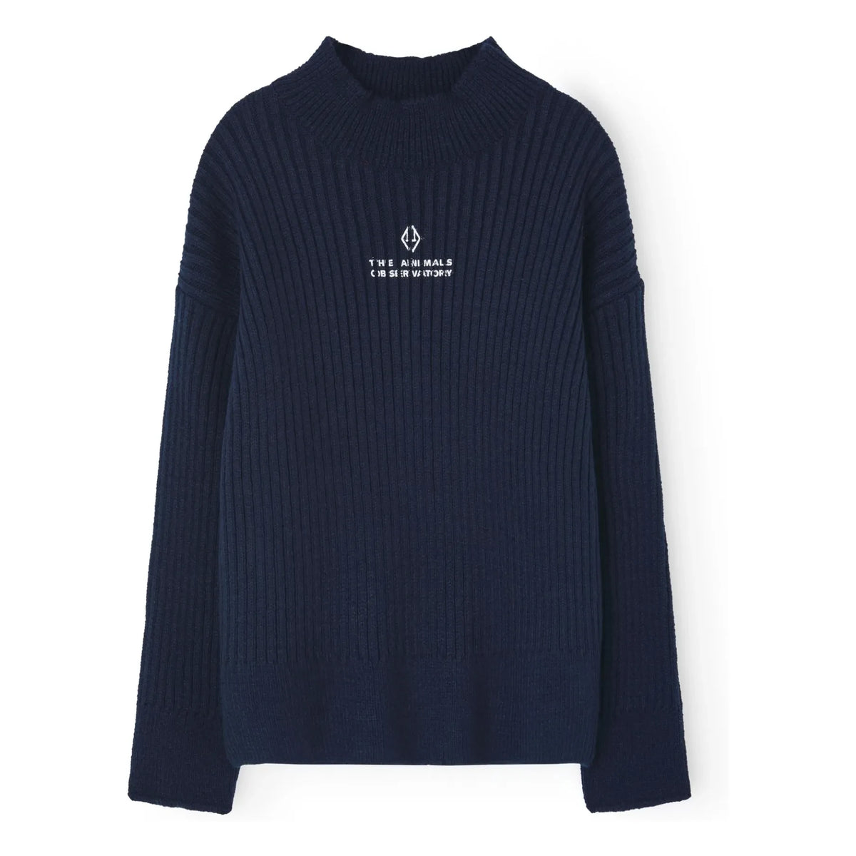 The Animals Observatory - Seal turtleneck sweater | Navy