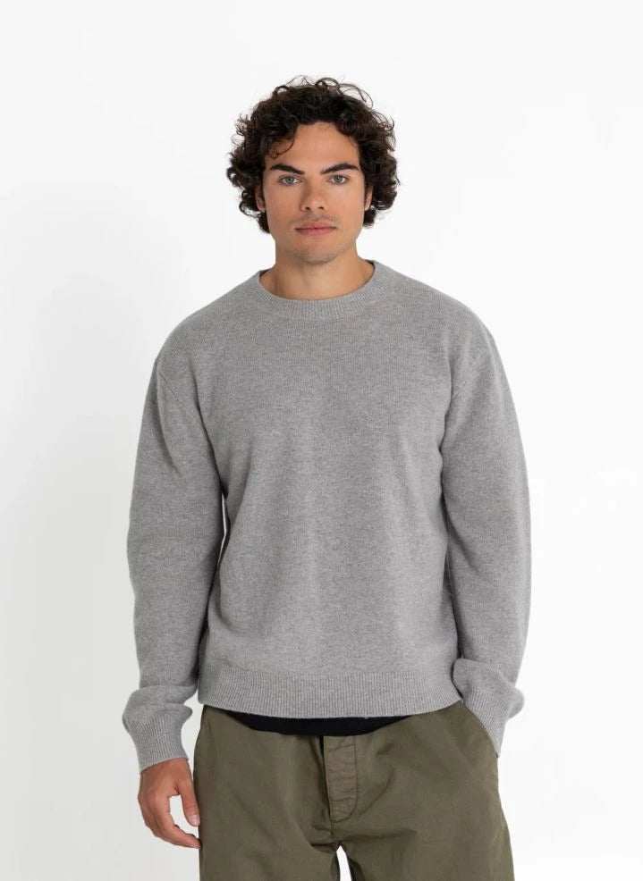 Smallable Man - Mozart Merino Wool Sweater | Marl Grey