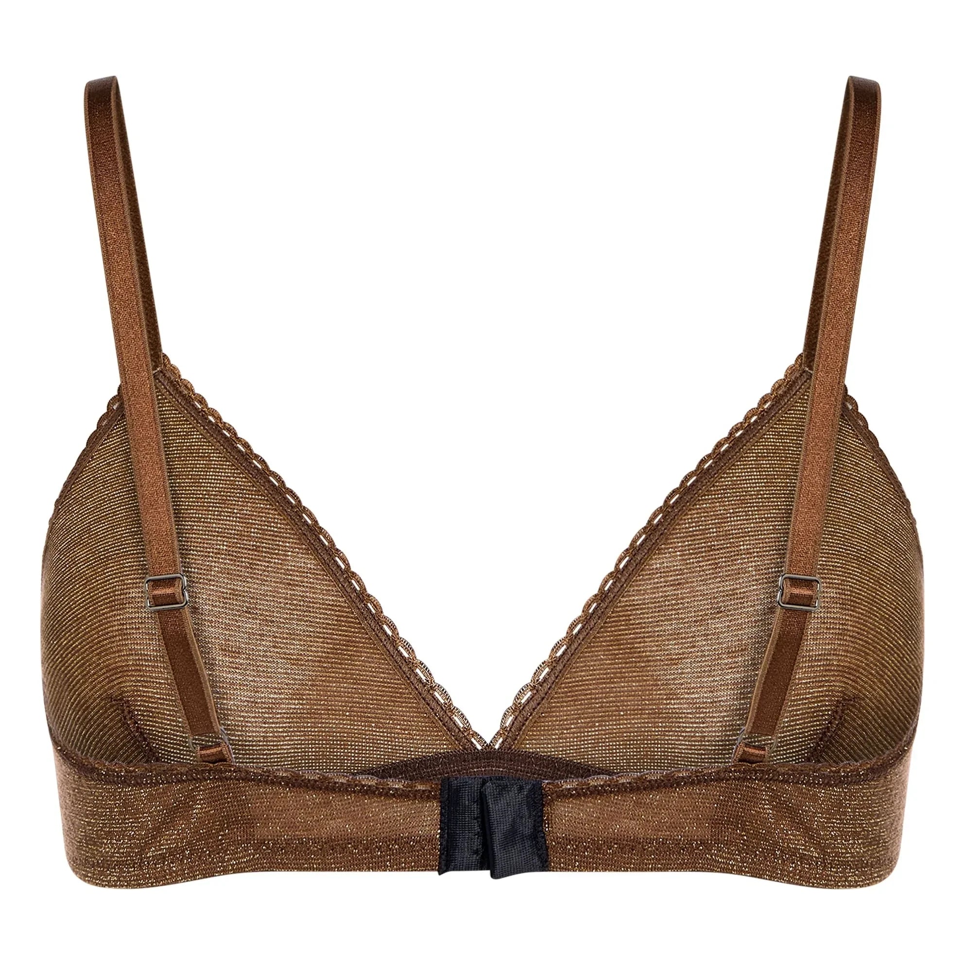 Momoni - Amethyst Metallic Bra | Tobacco