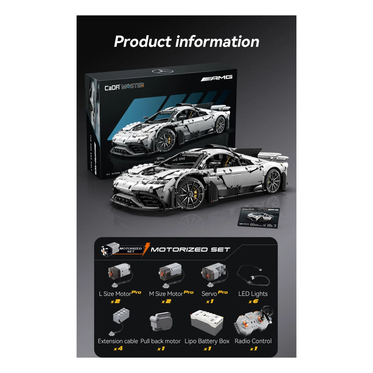 Cada - Mercedes-AMG Project One Building Set