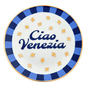 Bitossi - Ciao Venezia Plate | Blue