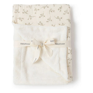 Babyshower - Zeytin ara mevsim battaniyesi | Ekru