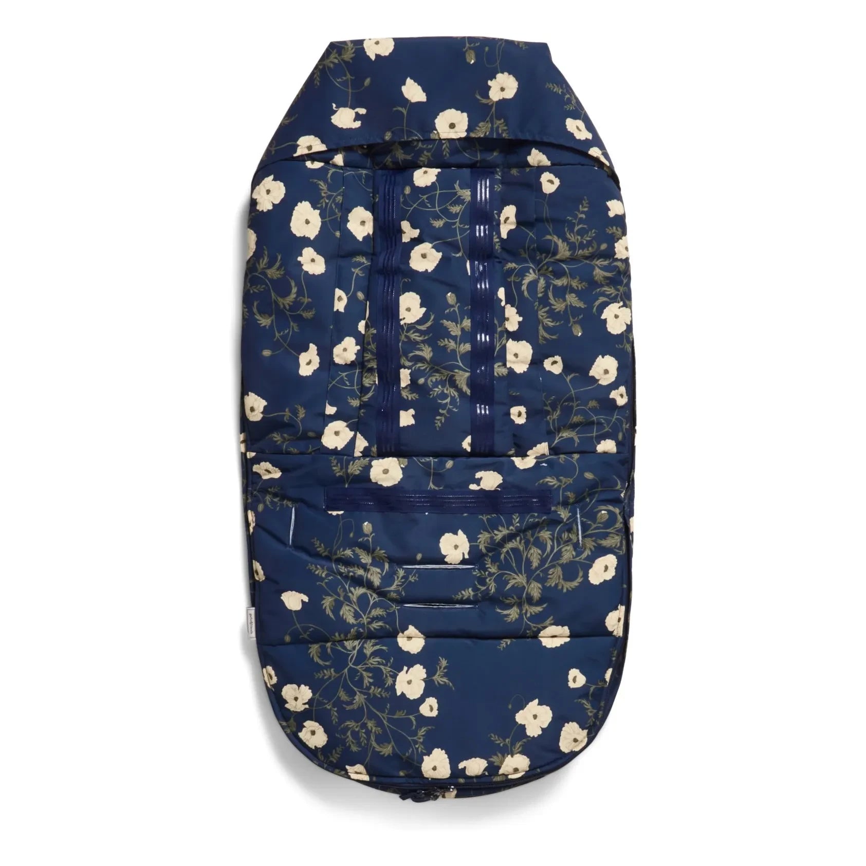 garbo&friends - Flos Navy Footed Pajamas | Navy Blue