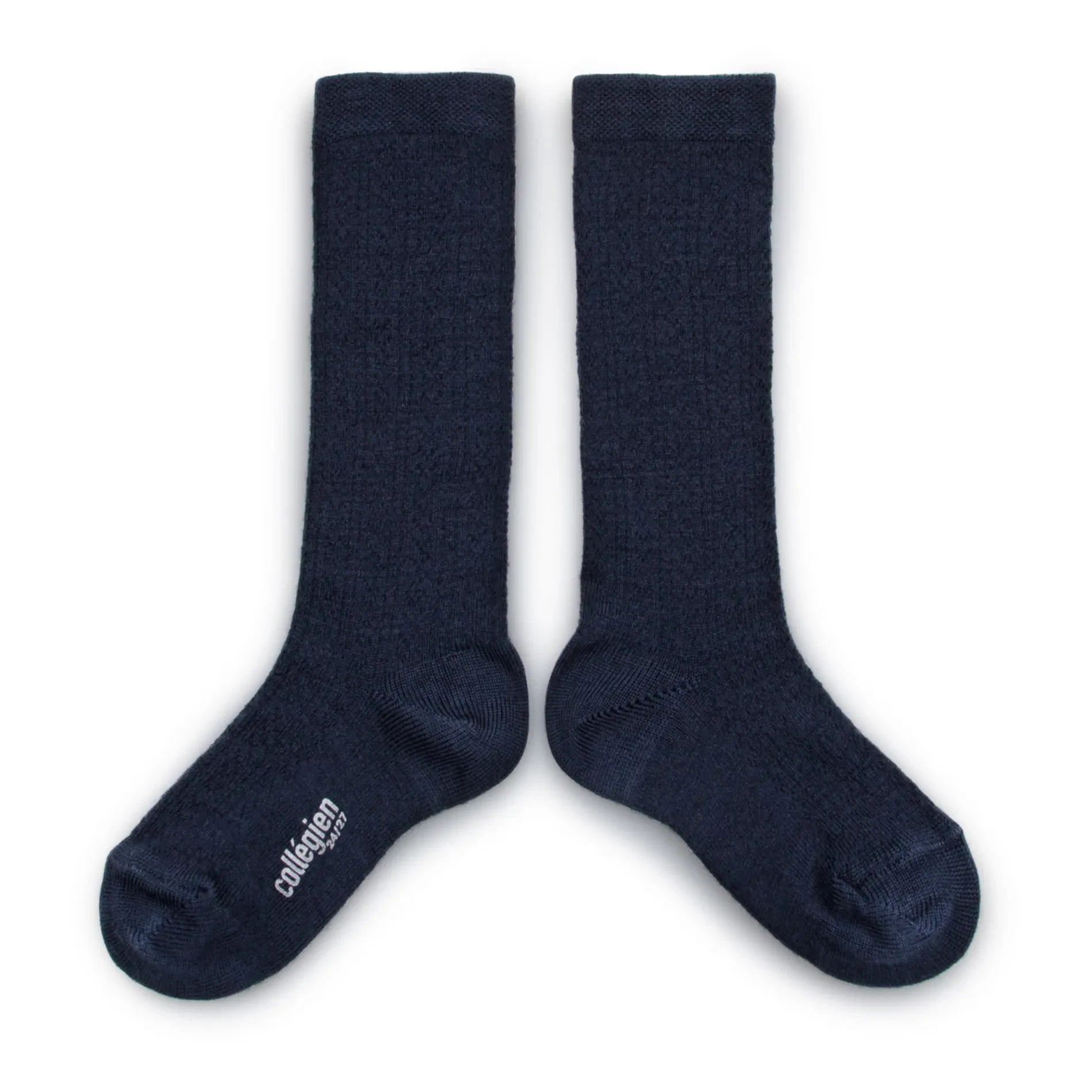 Collégien - Adèle Merino Wool Socks | Midnight blue