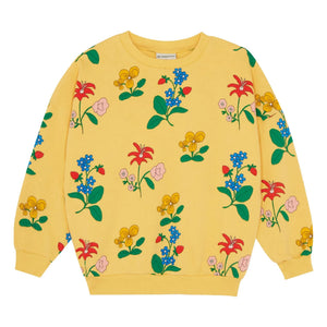 The Campamento - Flower Sweatshirt | Yellow