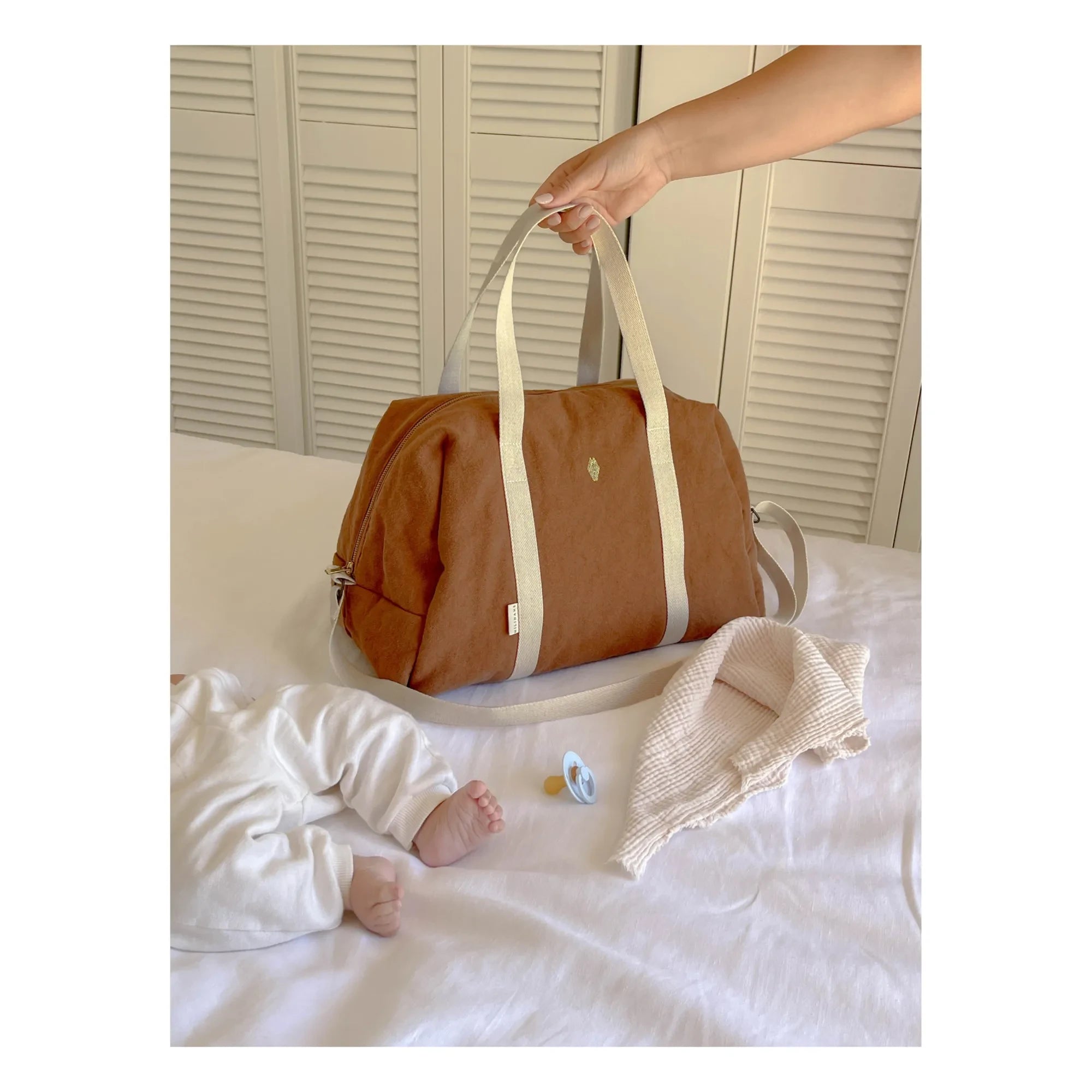 Milinane - Joseph Baby Bag | Ivory