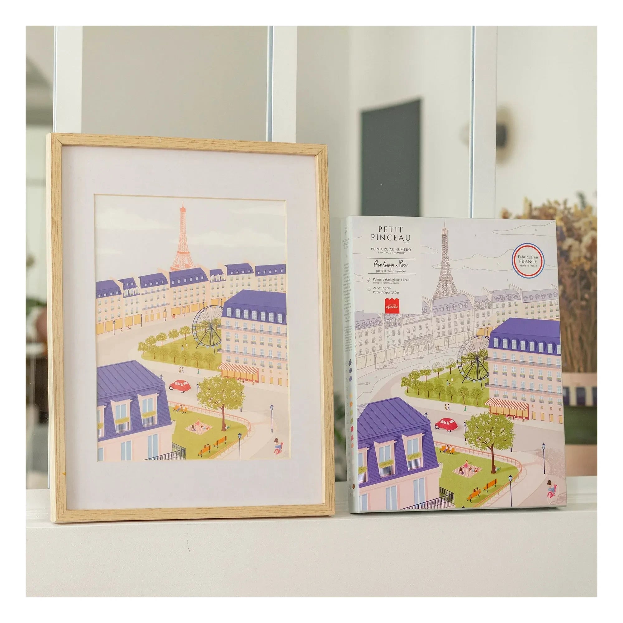 La Petite Épicerie - Numbered coloring set - Signed by Mabel Sorrentino A Spring in Paris