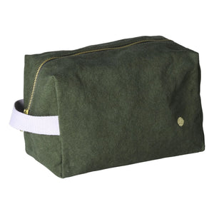 La cerise sur le gâteau - Cube Cosmetic Bag | Forest Green