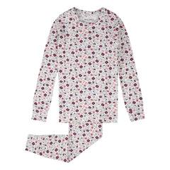 Petit Lem - Modal and Organic Cotton Floral Pajamas | Beige