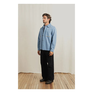 Rhythm - Arguam LS overshirt | Light Blue