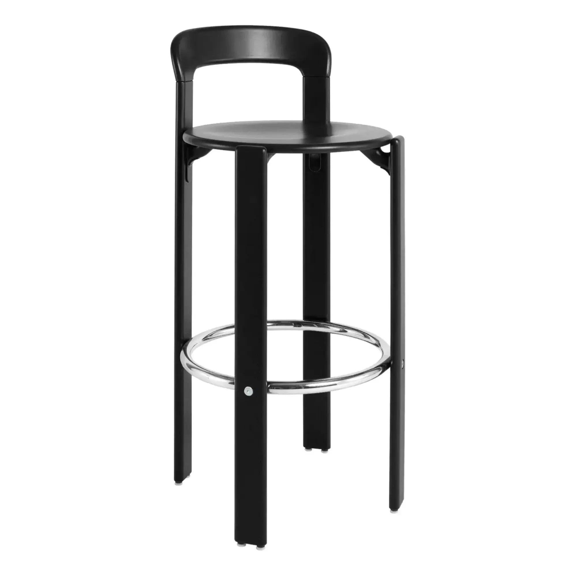 Hay - Rey Lake Wooden Bar Stool - Bruno Rey | Black