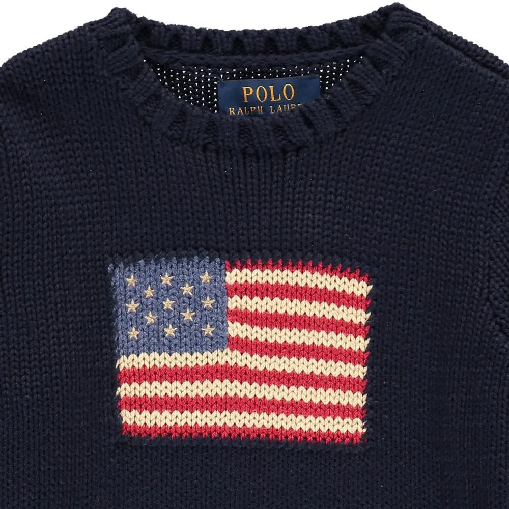Ralph Lauren - Flag Sweater | Navy Blue