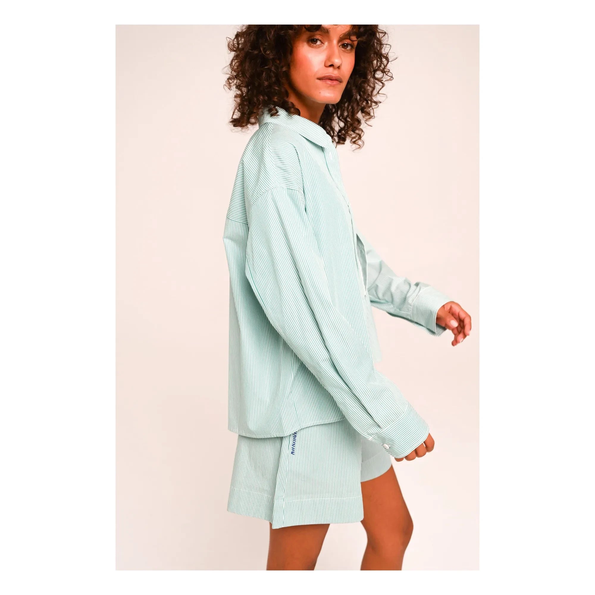 Sacrécoeur - Andrea Inti Poplin Shirt | Green